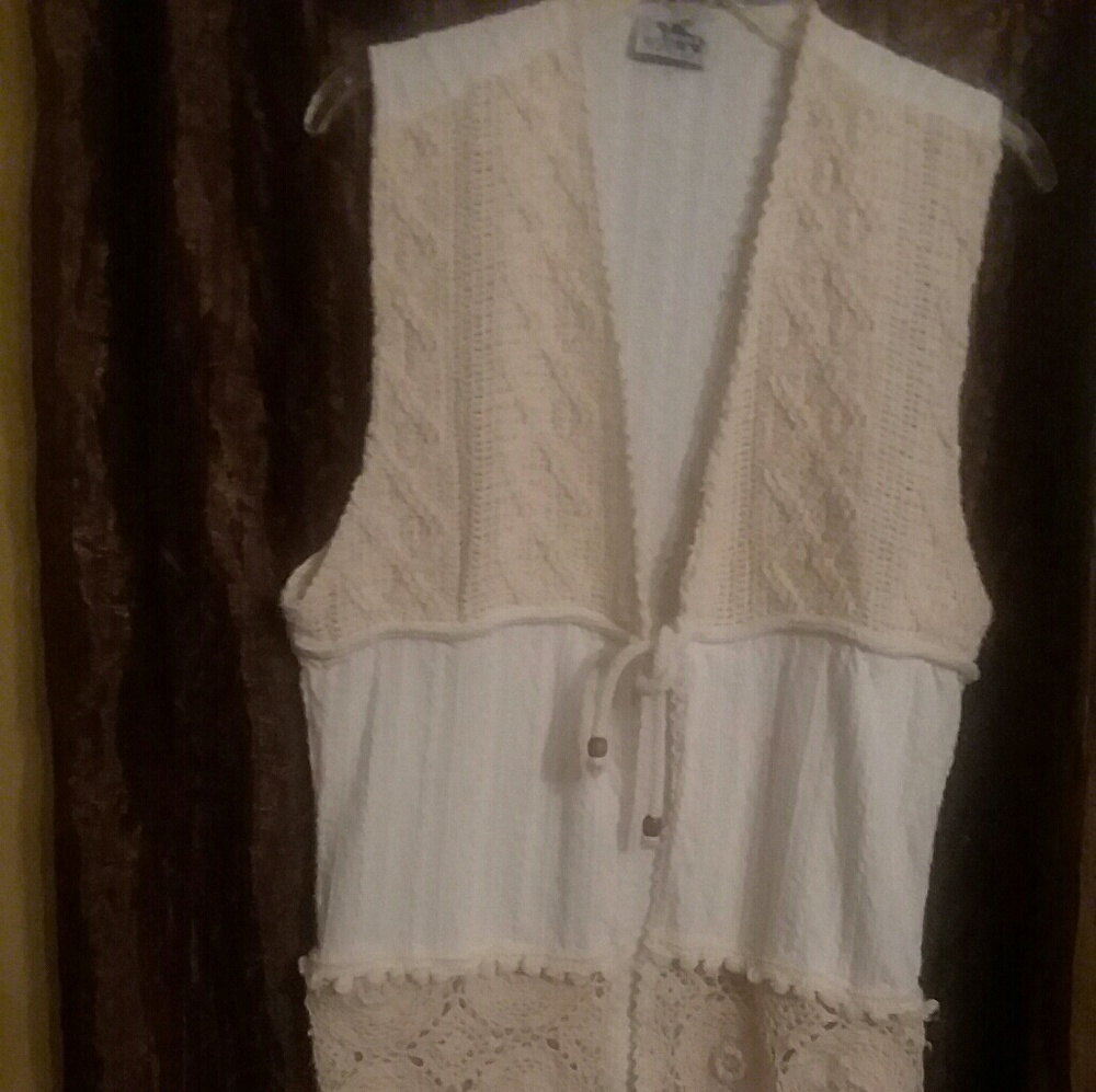 Vintage TROIKA Cotton Vest Sz M?